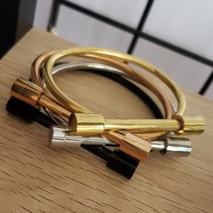 Lovers Cuff Screw On Bracelet